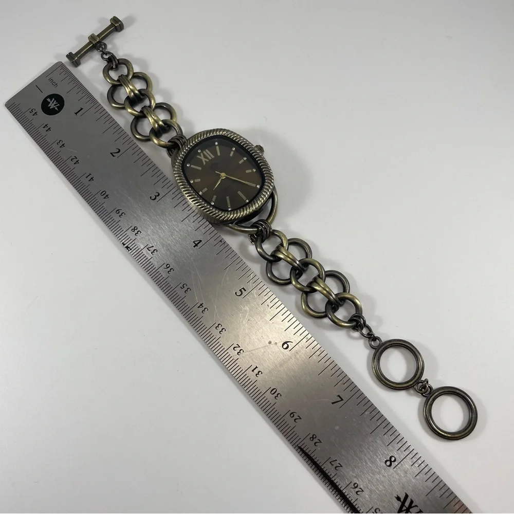 Premier Designs Antique Gold Watch Timeless   (Bracelet Brand New Battery)